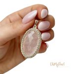 Fazettált nagy Rózsakvarc 