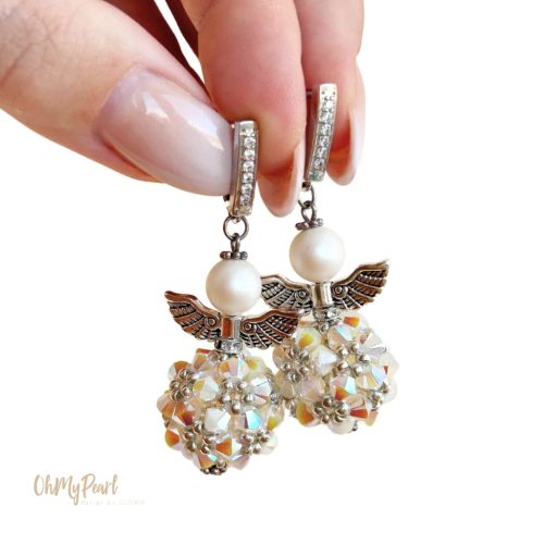 Angel earrings